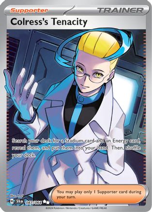 Colress's Tenacity - 087/064 (87) Ultra Rare Holofoil