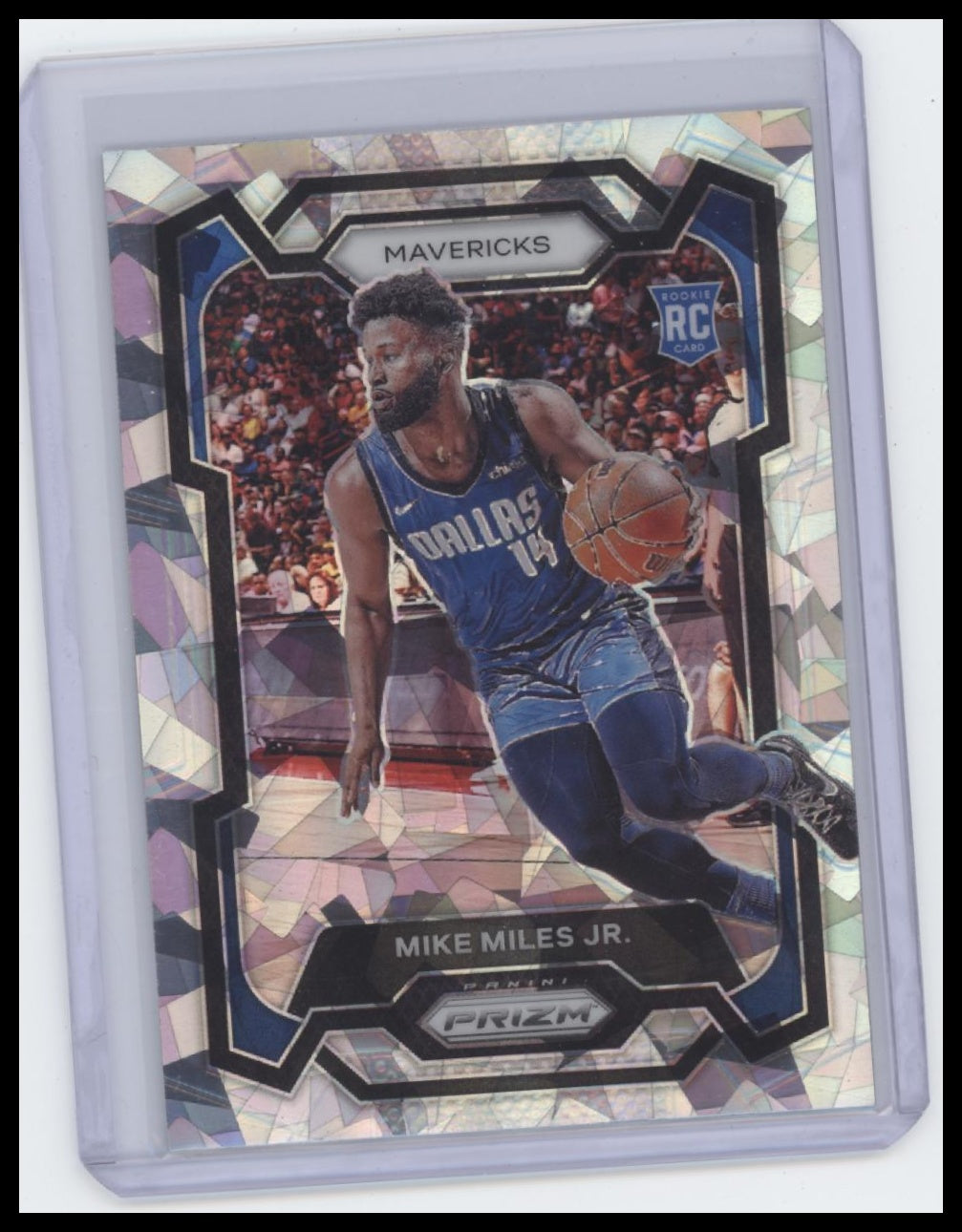 2023-24 Panini Prizm #295 Mike Miles Jr. Prizms Ice