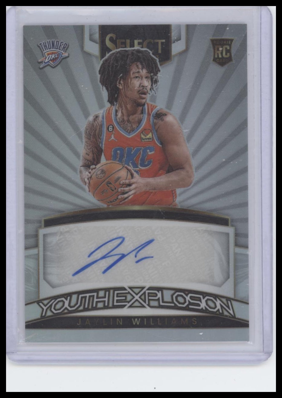 2022-23 Panini Select #YES-JYW Jaylin Williams Youth Explosion Signatures