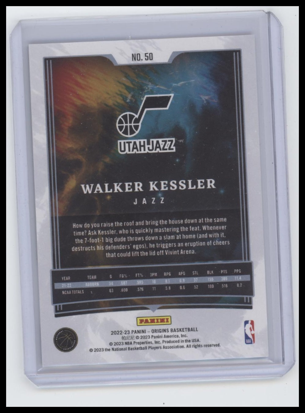 2022-23 Panini Origins #50 Walker Kessler