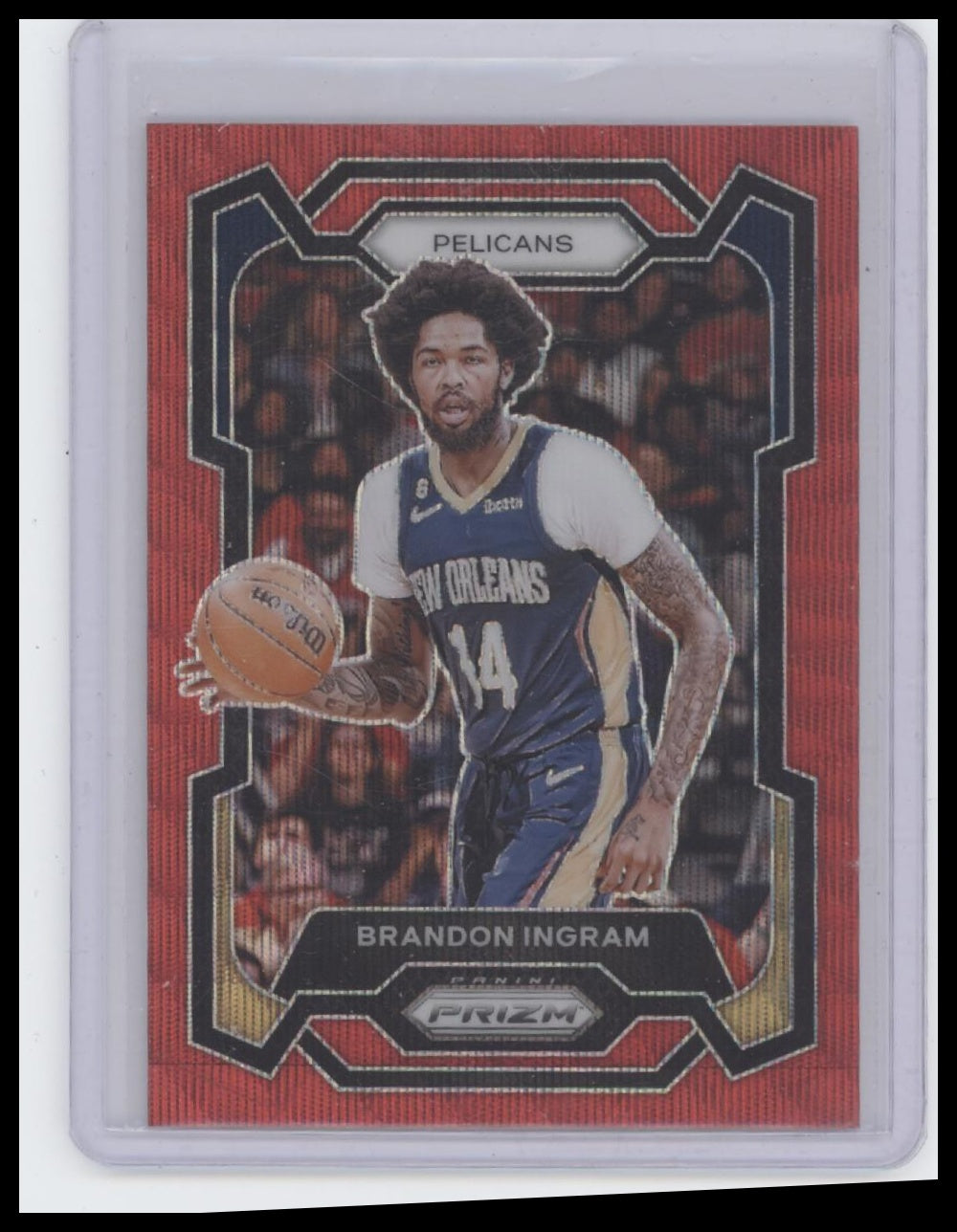 2023-24 Panini Prizm #89 Brandon Ingram Prizms Red Ice