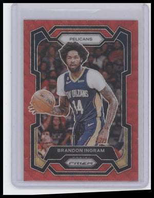 2023-24 Panini Prizm #89 Brandon Ingram Prizms Red Ice