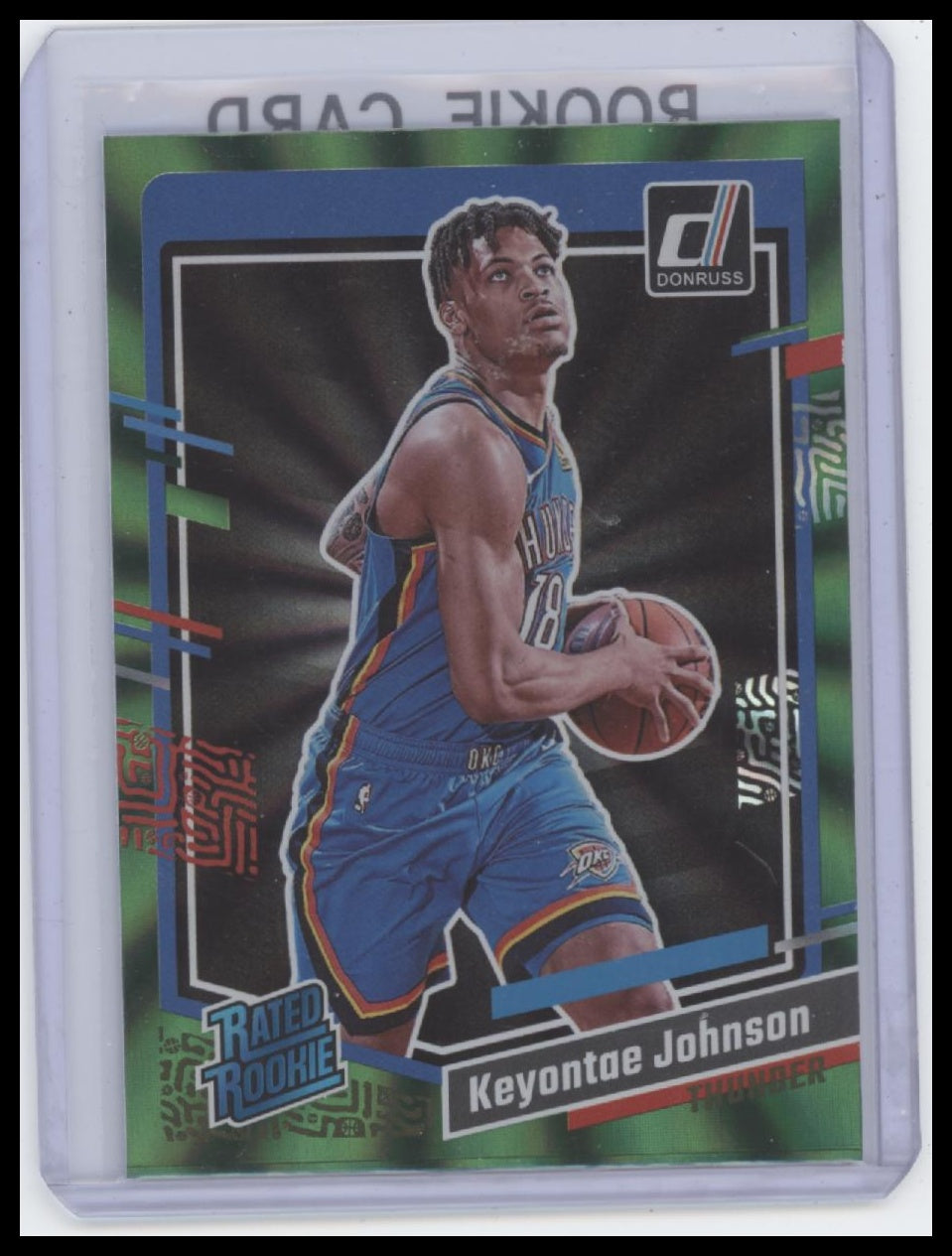 2023-24 Donruss #237 Keyontae Johnson Green Laser Holo