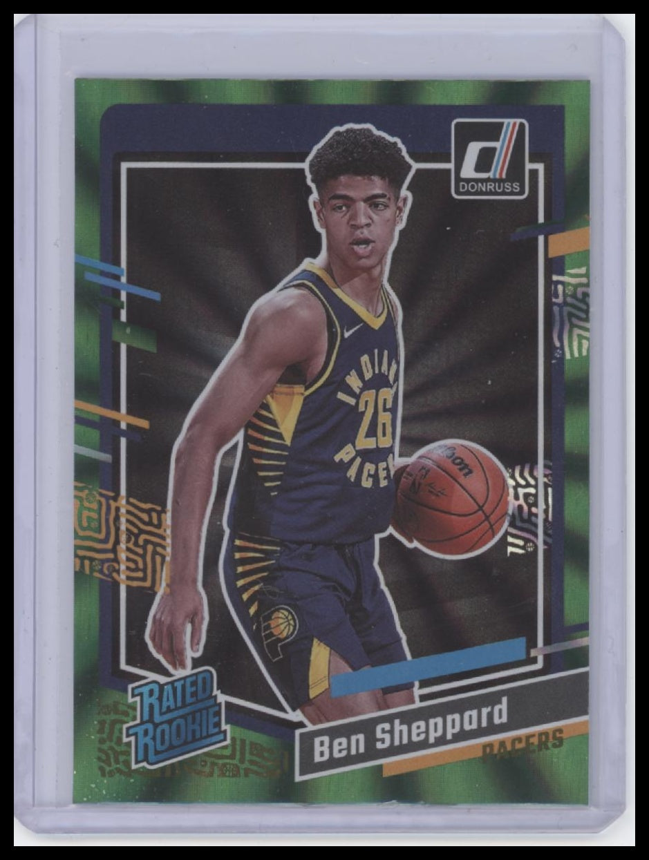 2023-24 Donruss #246 Ben Sheppard Green Laser Holo