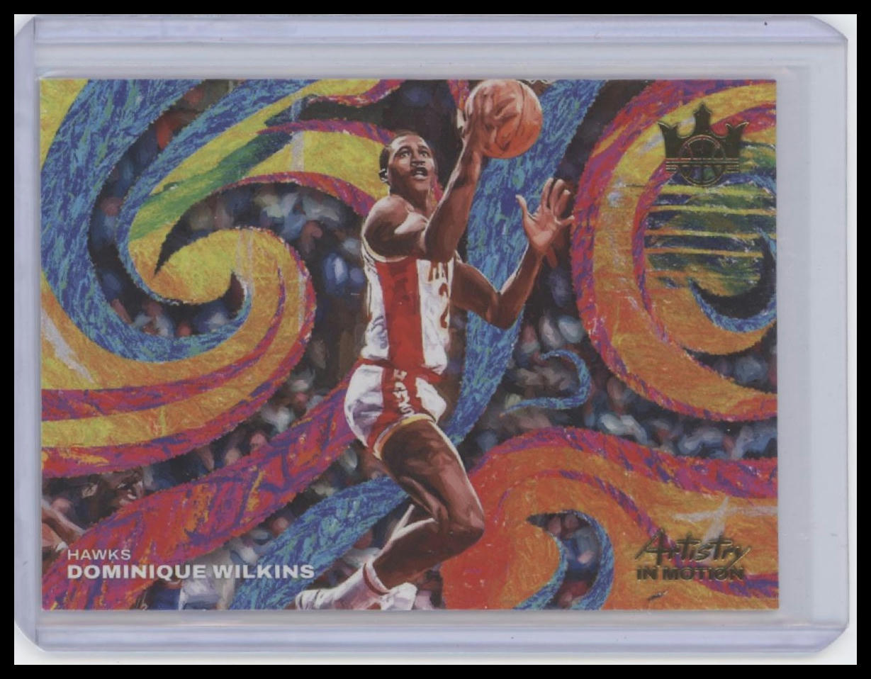 2022-23 Panini Court Kings #18 Dominique Wilkins Artistry in Motion