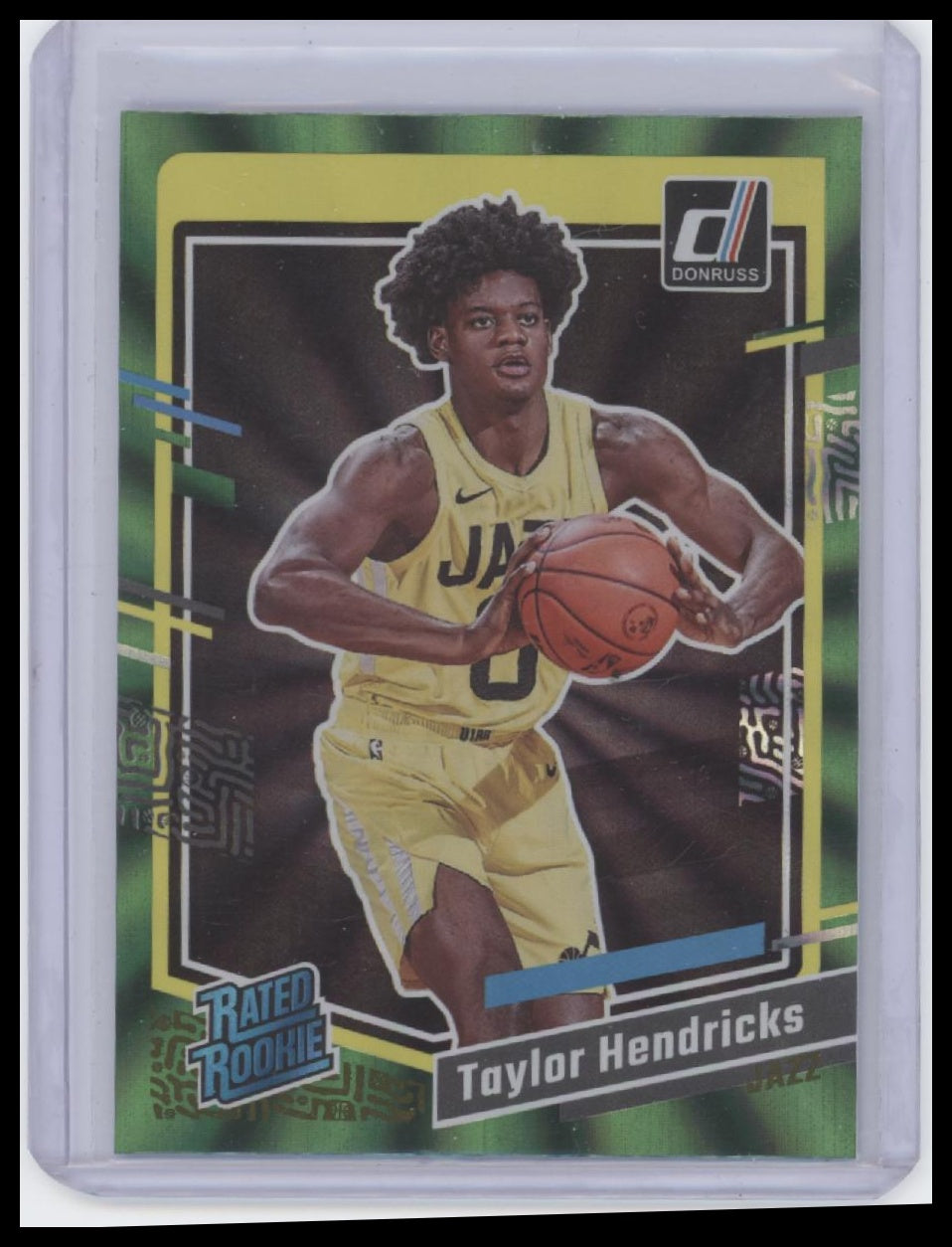 2023-24 Donruss #208 Taylor Hendricks Green Laser Holo