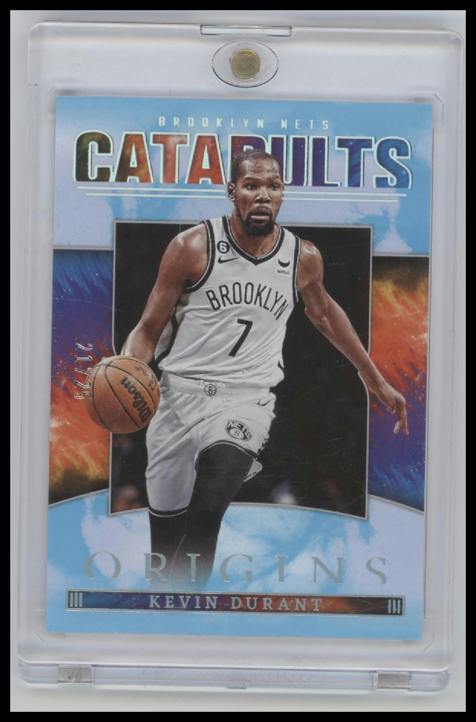 2022-23 Panini Origins #15 Kevin Durant Catapults Turquoise #/25