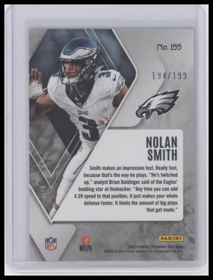 2023 Panini Phoenix #155 Nolan Smith Pink #/199