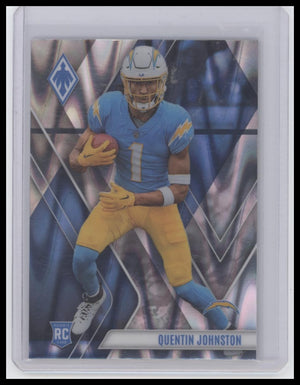 2023 Panini Phoenix #107 Quentin Johnston Silver Seismic