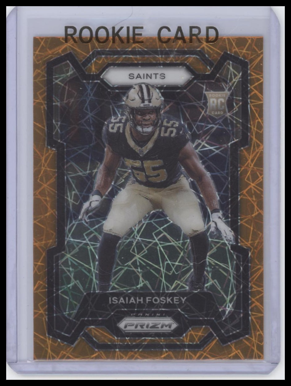 2023 Panini Prizm #373 Isaiah Foskey Lazer