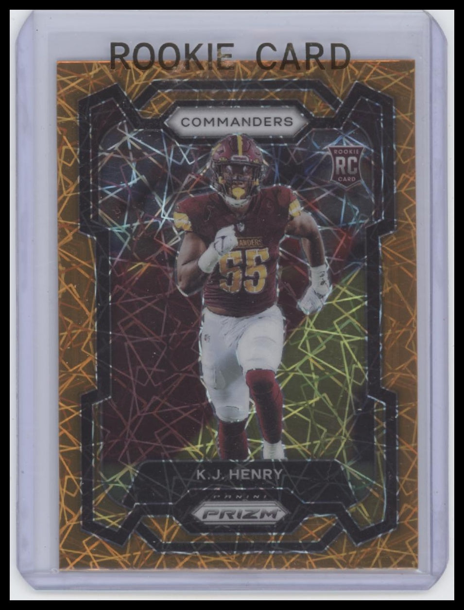 2023 Panini Prizm #400 K.J. Henry Lazer