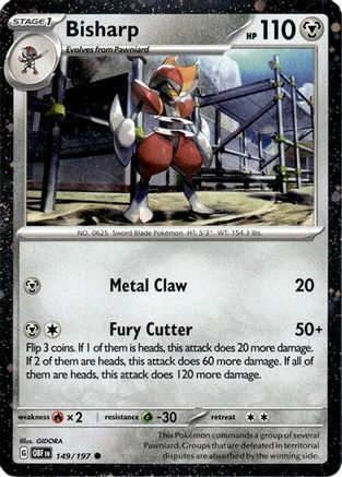 Bisharp - 149/197 (Cosmos Holo) (149) Promo Holofoil