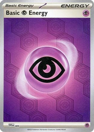 Basic Psychic Energy (5) Common Reverse Holofoil
