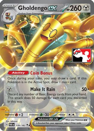 Gholdengo ex (139) Double Rare Holofoil