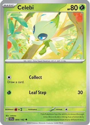 Celebi (4) Uncommon Reverse Holofoil