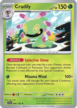 Cradily (6) Rare Holofoil