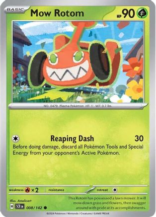 Mow Rotom (8) Common Reverse Holofoil