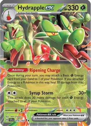 Hydrapple ex - 014/142 (14) Double Rare Holofoil