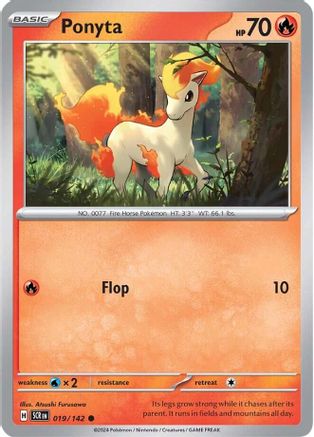 Ponyta (19) Common Reverse Holofoil