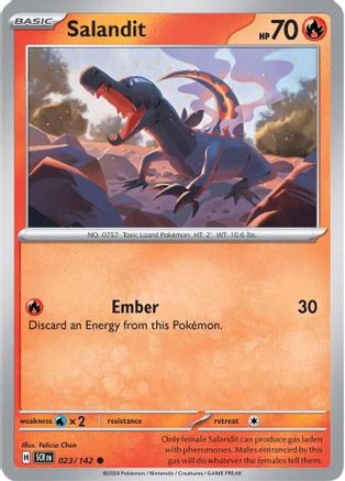 Salandit (23) Common Reverse Holofoil