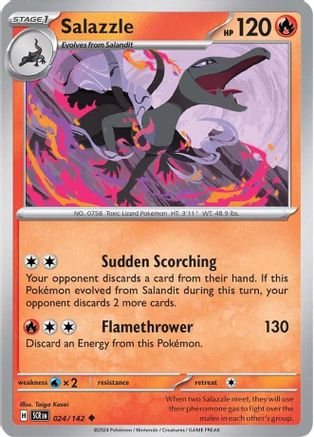 Salazzle (24) Uncommon Reverse Holofoil