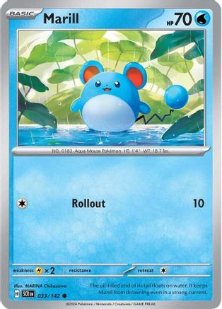 Marill (33) Common Reverse Holofoil