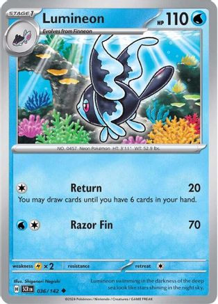 Lumineon (36) Uncommon Reverse Holofoil