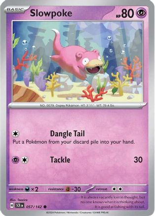 Slowpoke (57) Common Reverse Holofoil
