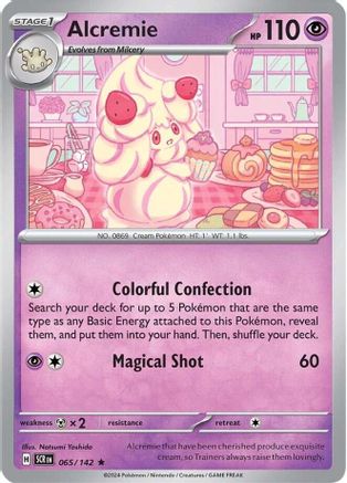 Alcremie (65) Rare Reverse Holofoil