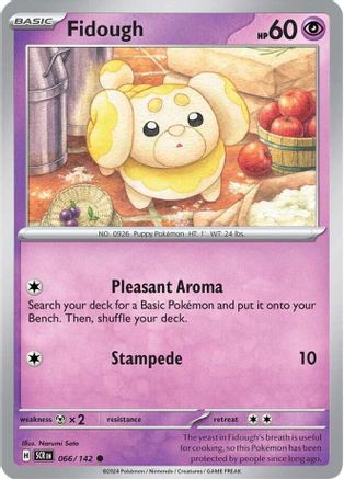 Fidough (66) Common Reverse Holofoil
