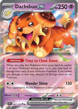 Dachsbun ex - 067/142 (67) Double Rare Holofoil