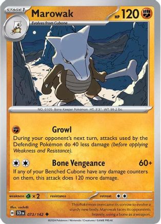 Marowak (73) Uncommon