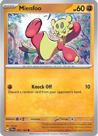 Mienfoo (83) Common Reverse Holofoil