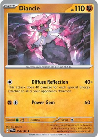 Diancie (86) Uncommon Reverse Holofoil