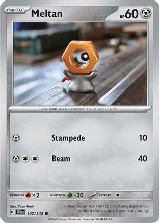 Meltan - 102/142 (102) Common Reverse Holofoil