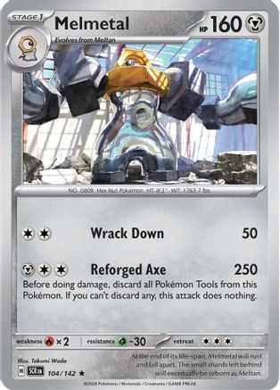 Melmetal (104) Rare Reverse Holofoil