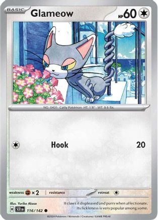 Glameow (116) Common Reverse Holofoil