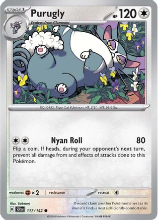 Purugly (117) Common Reverse Holofoil