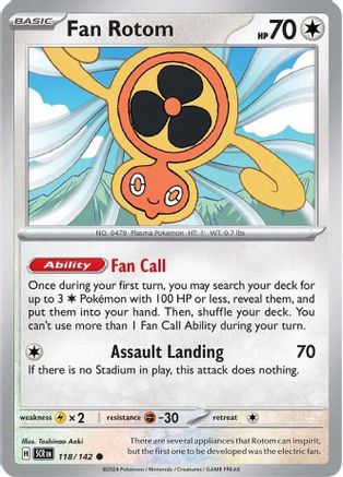 Fan Rotom (118) Common
