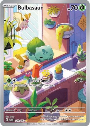 Bulbasaur (143) Illustration Rare Holofoil