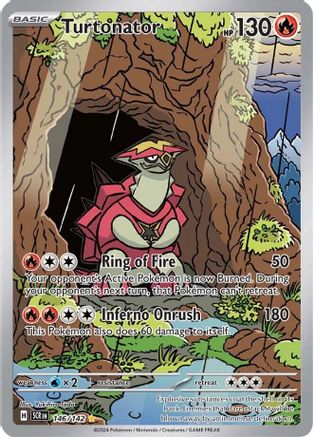 Turtonator - 146/142 (146) Illustration Rare Holofoil
