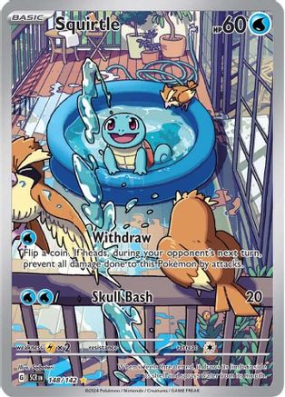 Squirtle (148) Illustration Rare Holofoil