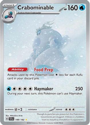 Crabominable - 149/142 (149) Illustration Rare Holofoil