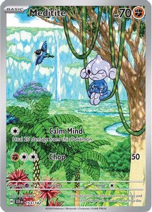 Meditite - 153/142 (153) Illustration Rare Holofoil