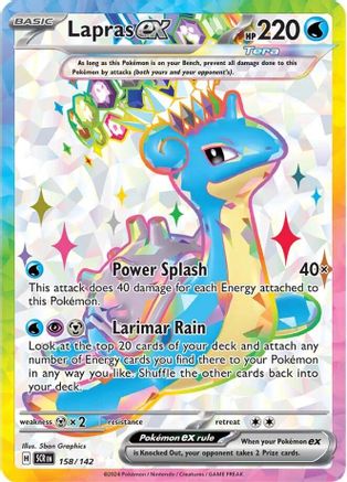 Lapras ex - 158/142 (158) Ultra Rare Holofoil