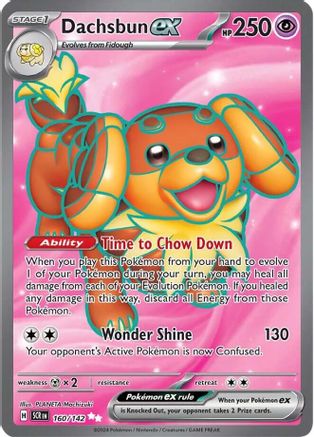 Dachsbun ex - 160/142 (160) Ultra Rare Holofoil