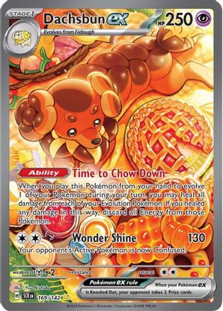 Dachsbun ex - 169/142 (169) Special Illustration Rare Holofoil