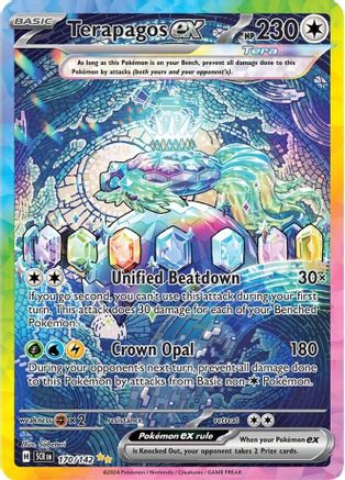 Terapagos ex - 170/142 (170) Special Illustration Rare Holofoil