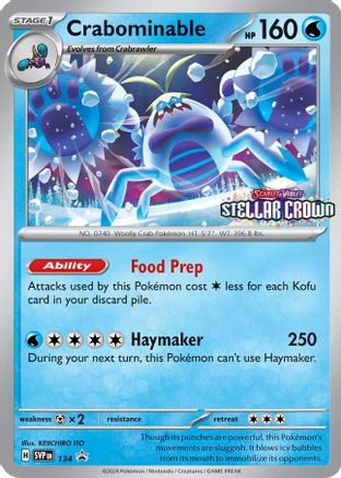Crabominable - 134 (134) Promo Holofoil