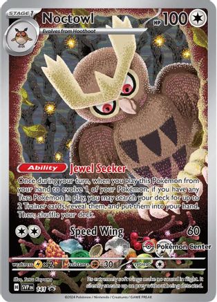 Noctowl - 141 (Pokemon Center Exclusive) (141) Promo Holofoil